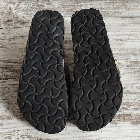 Sz 36 Birkenstock Hawaii Beach Print Slide Sandal - Picture 13 of 14